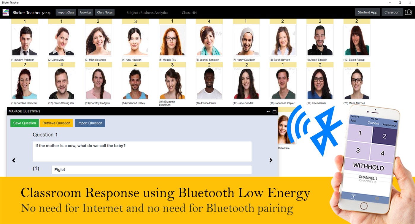 #1. Blicker For Teacher - Student Response System (Windows) Oleh: The Interactive Studio