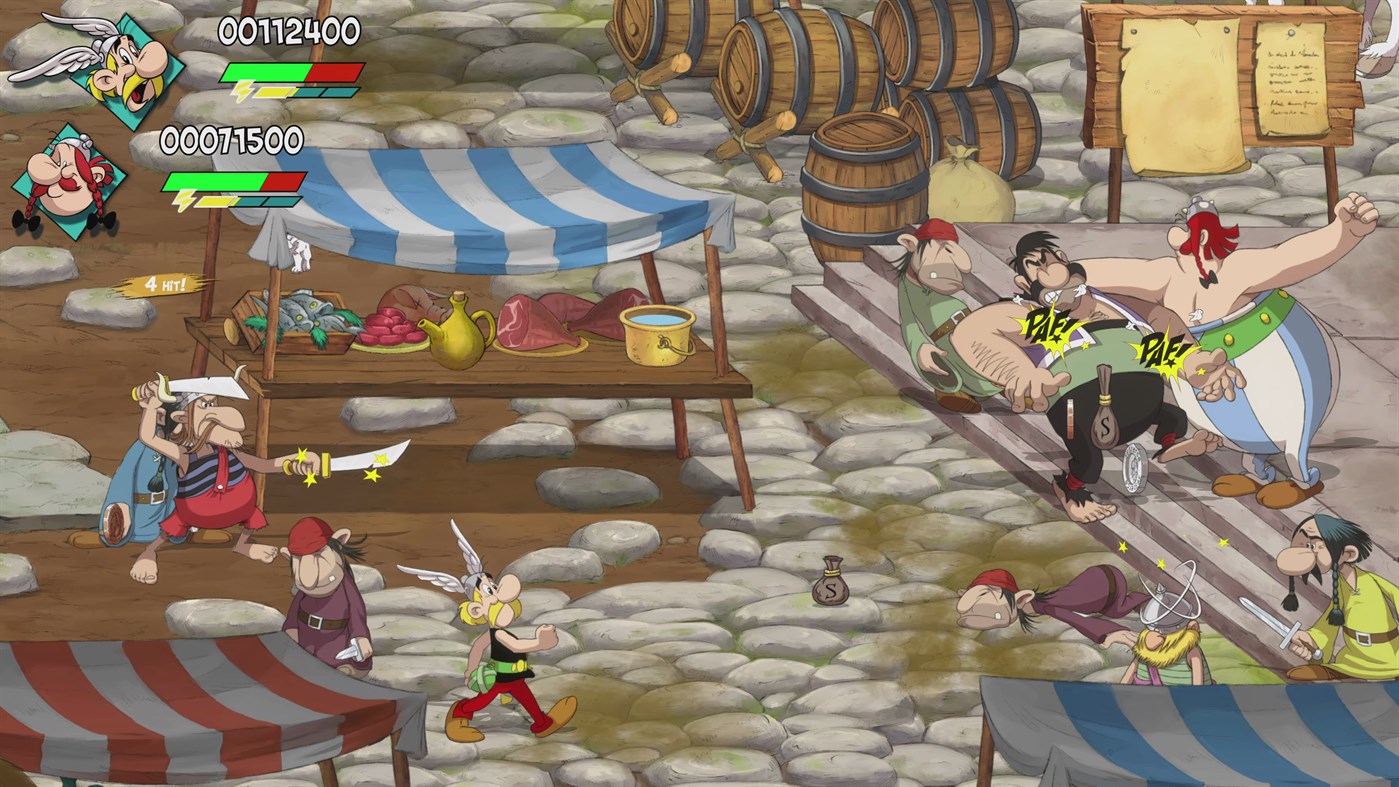 #1. Asterix & Obelix - Slap Them All! 1+2 (Xbox) De: Microids