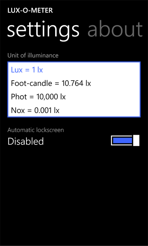 Lux-o-Meter Screenshots 2