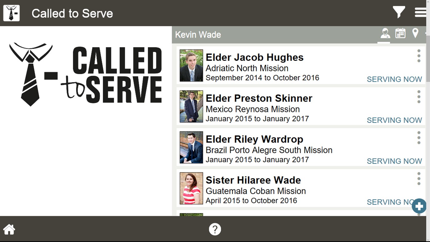 #1. Called to Serve (Windows) بواسطة: App Developers, LLC