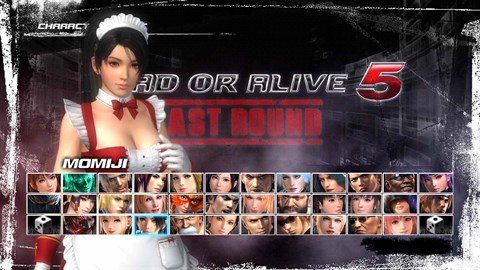 DEAD OR ALIVE 5 Last Round Momiji Dienerin-Kostüm