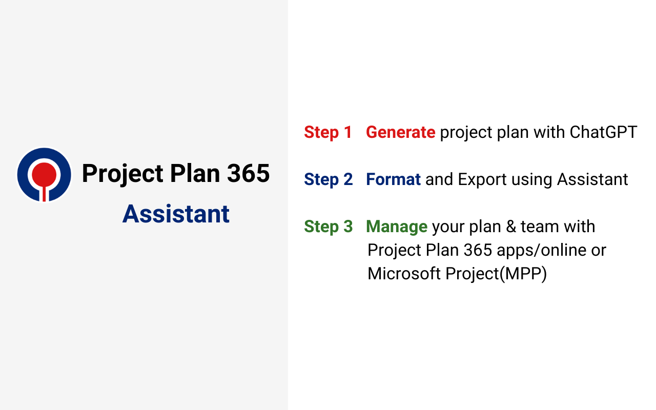 Project Plan 365 Assistant