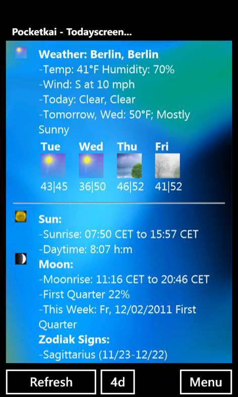 Todayscreen Screenshots 2