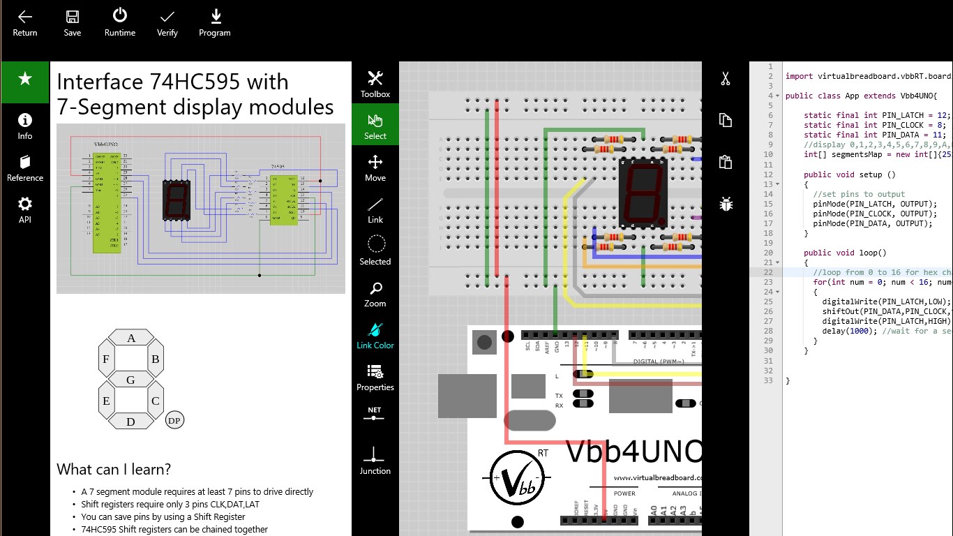 Virtual breadboard simulator