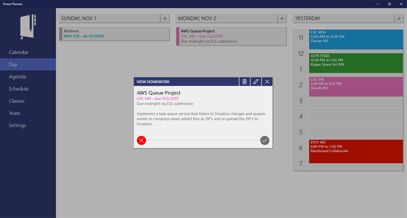 #6. Power Planner (Windows) By: BareBones Dev