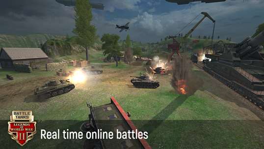 Battle Tanks: Legends of World War II 3D Tank Games screenshot 3