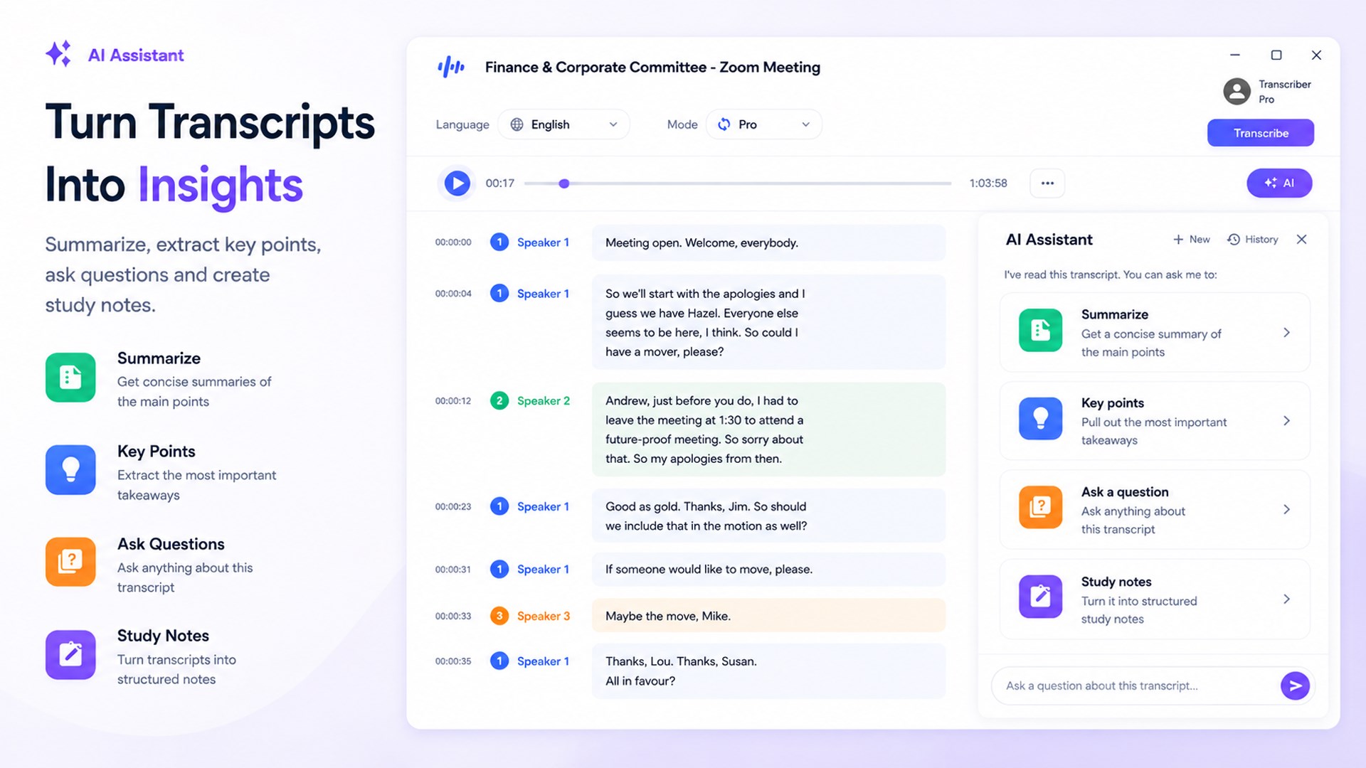 Transcribe - Speech to Text screenshot