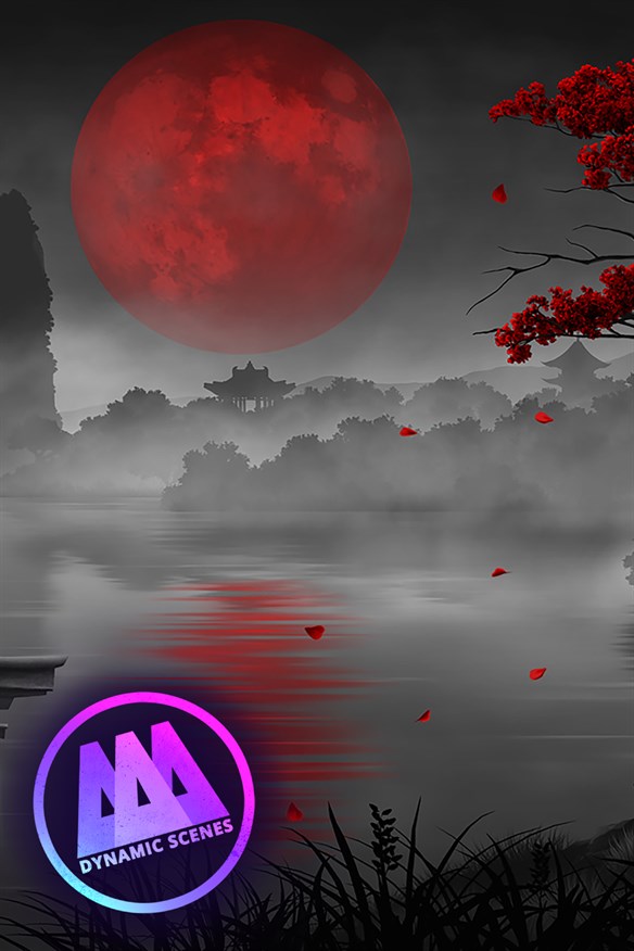 AAA Dynamic Scenes - Blood Sakura Lake Dynamic Scene Xbox Series X|S and Xbox One cover art