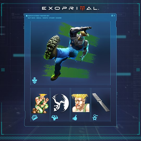 Zephyr Street Fighter Set for xbox