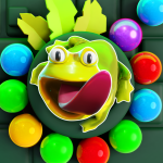 Frog Bubble Blast — Classic Balls Shoot