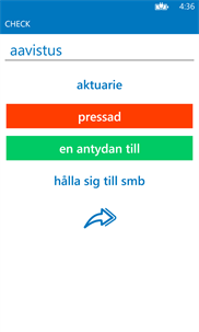 Swedish Finnish dictionary ProDict Free screenshot 5