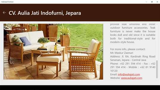 Indonesia Furniture screenshot 6