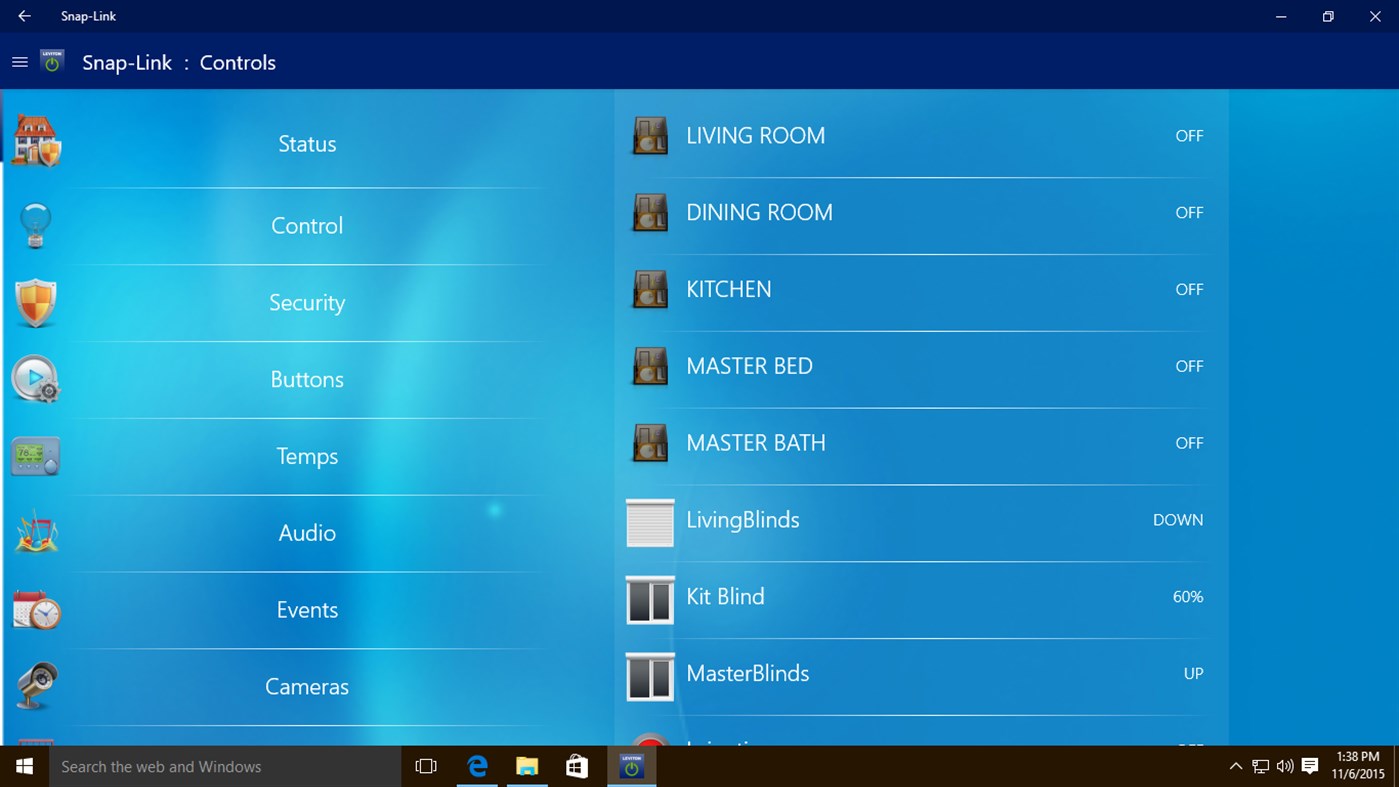 #2. Snap-Link Mobile for Windows (Windows) By: Leviton Manufacturing Co. Inc.