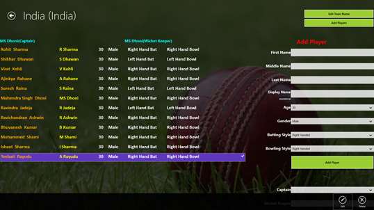 Ultimate Cricket Scorer screenshot 3