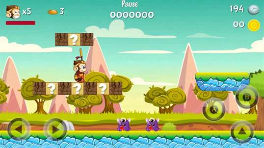 Jump Kong Hero Craft World screenshot 1