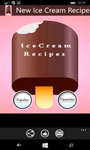 New Ice Cream Recipes screenshot 1