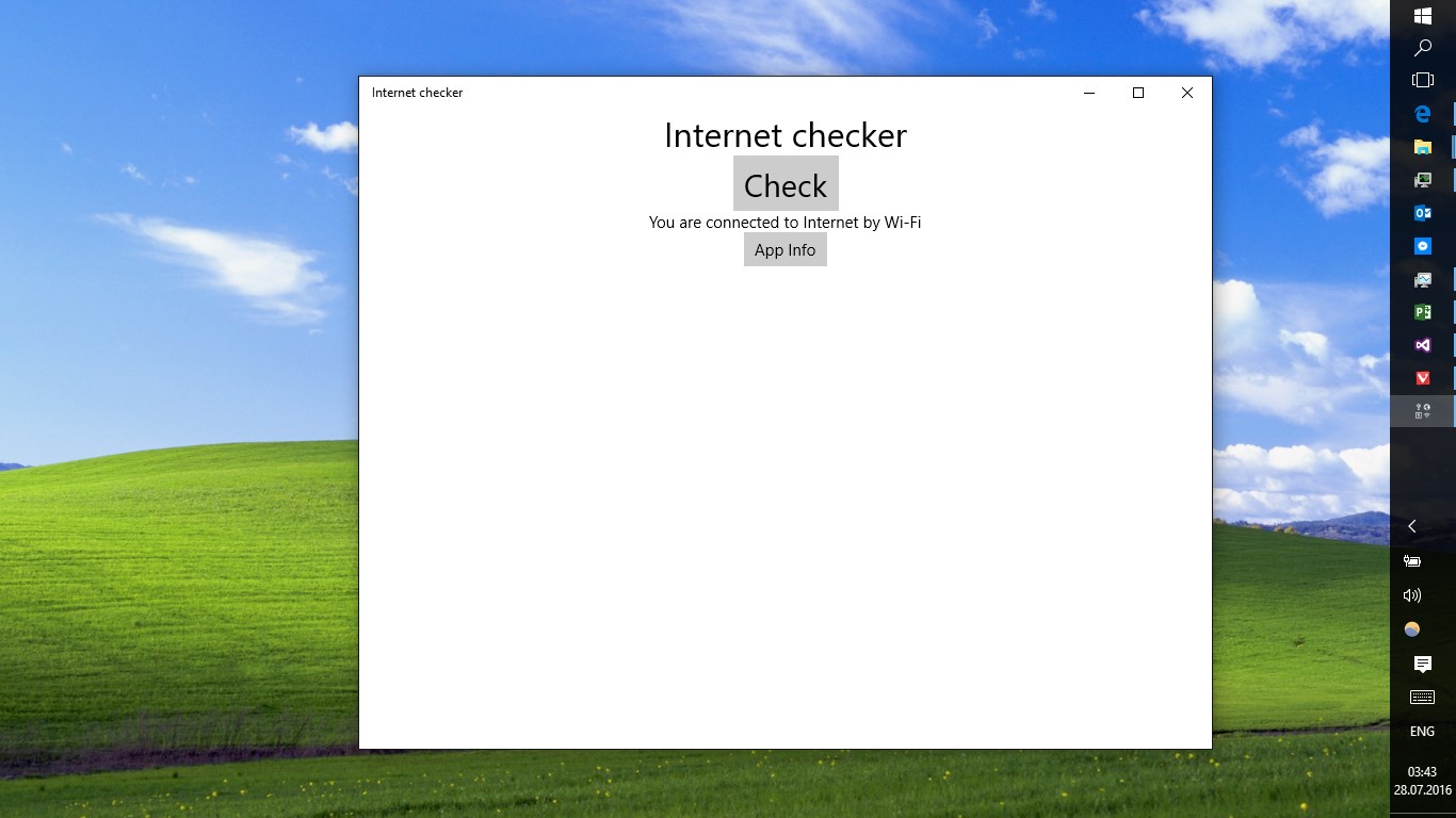 Check internet connection. Windows ratio Checker.