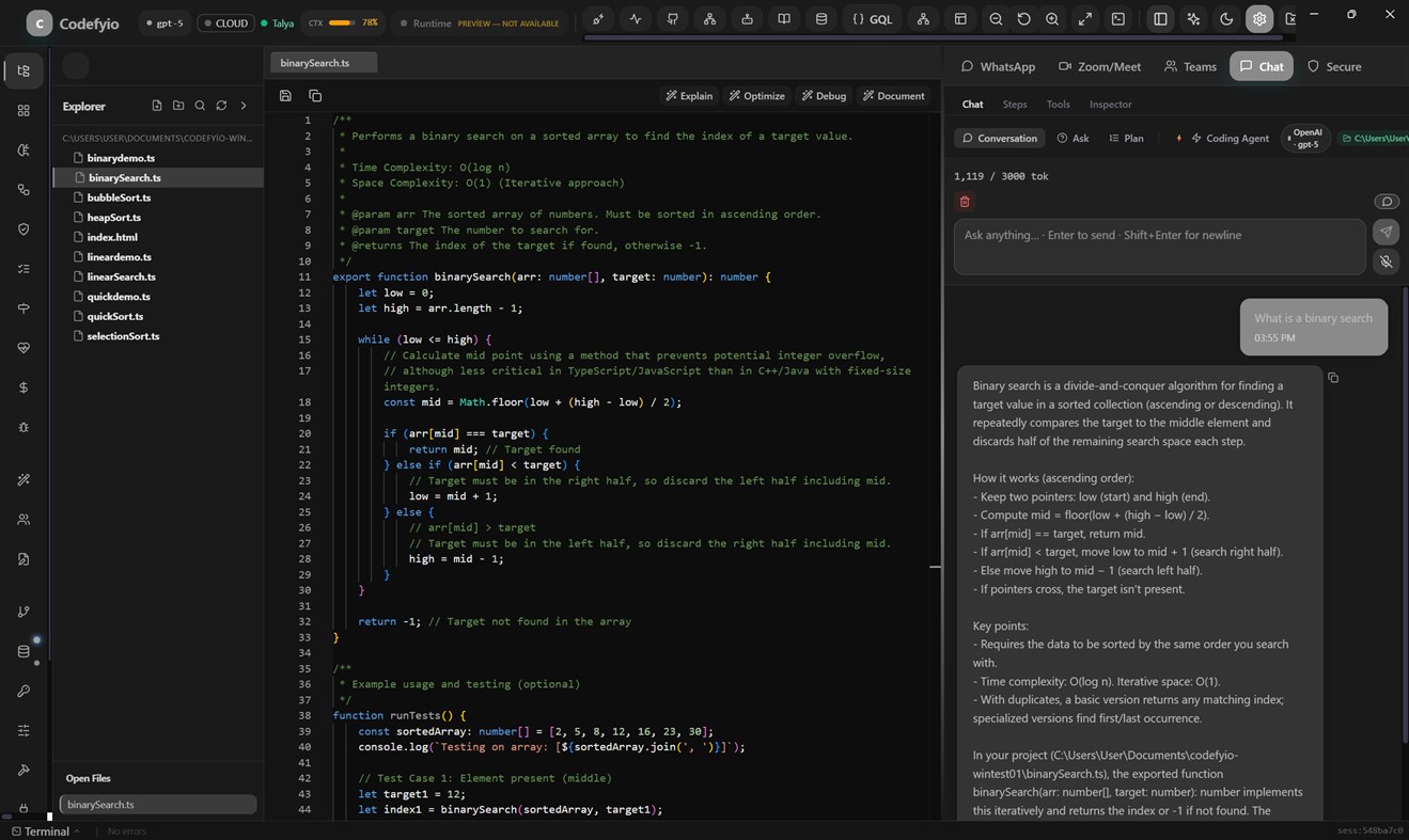 #3. Codefyio (Windows) Ved: Talya Smart