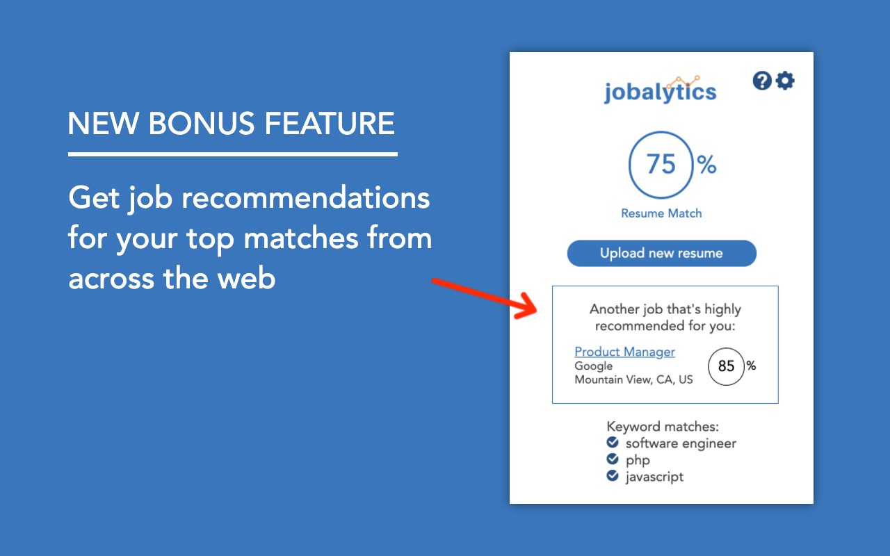 Jobalytics Resume Keyword Analyzer Edge Addon