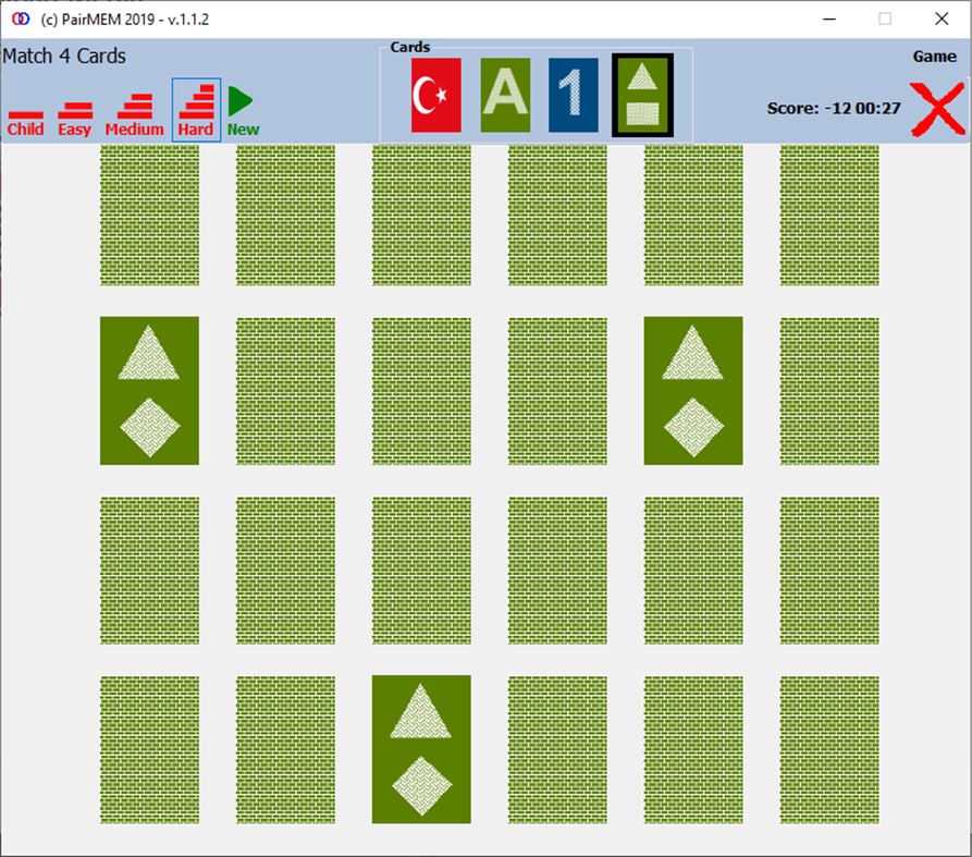#2. PairMem Memory Cards Deluxe (Windows) Podle: PAIRMEM INC.