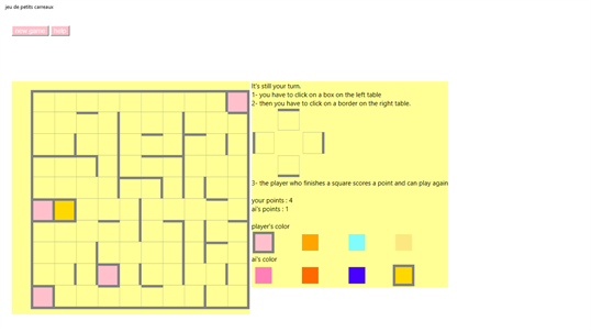 game of small squares screenshot 1