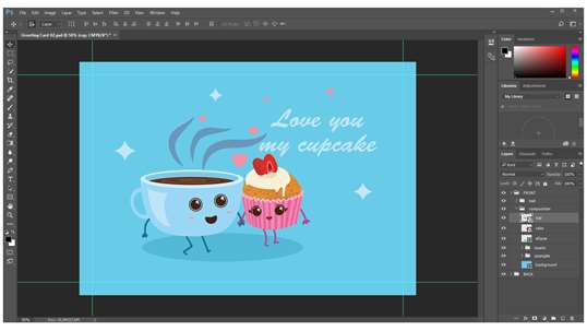 Greeting Card Templates for Photoshop screenshot 2