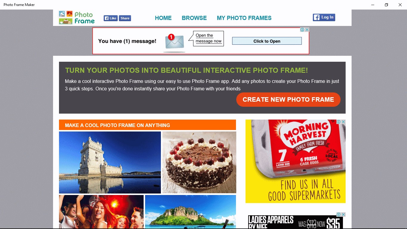 Photo Frame Maker for Windows 10