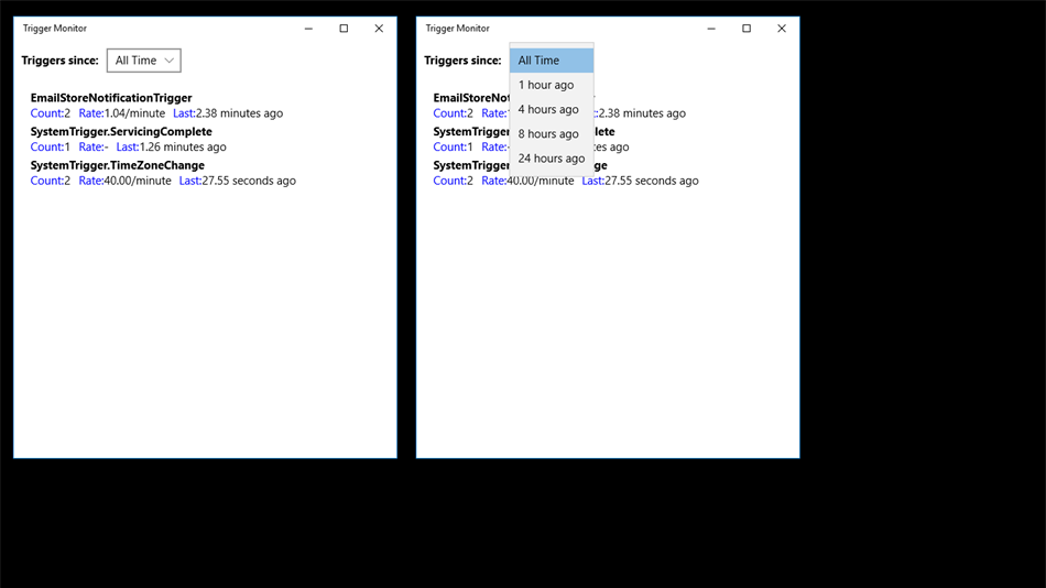 Trigger Monitor (Windows) 由: Albatross