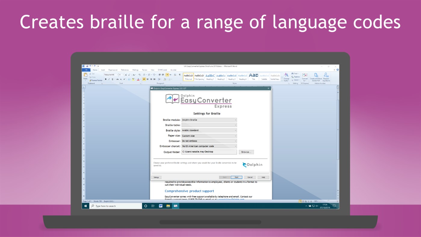 #2. EasyConverter Express (Windows) 来自: Dolphin Computer Access