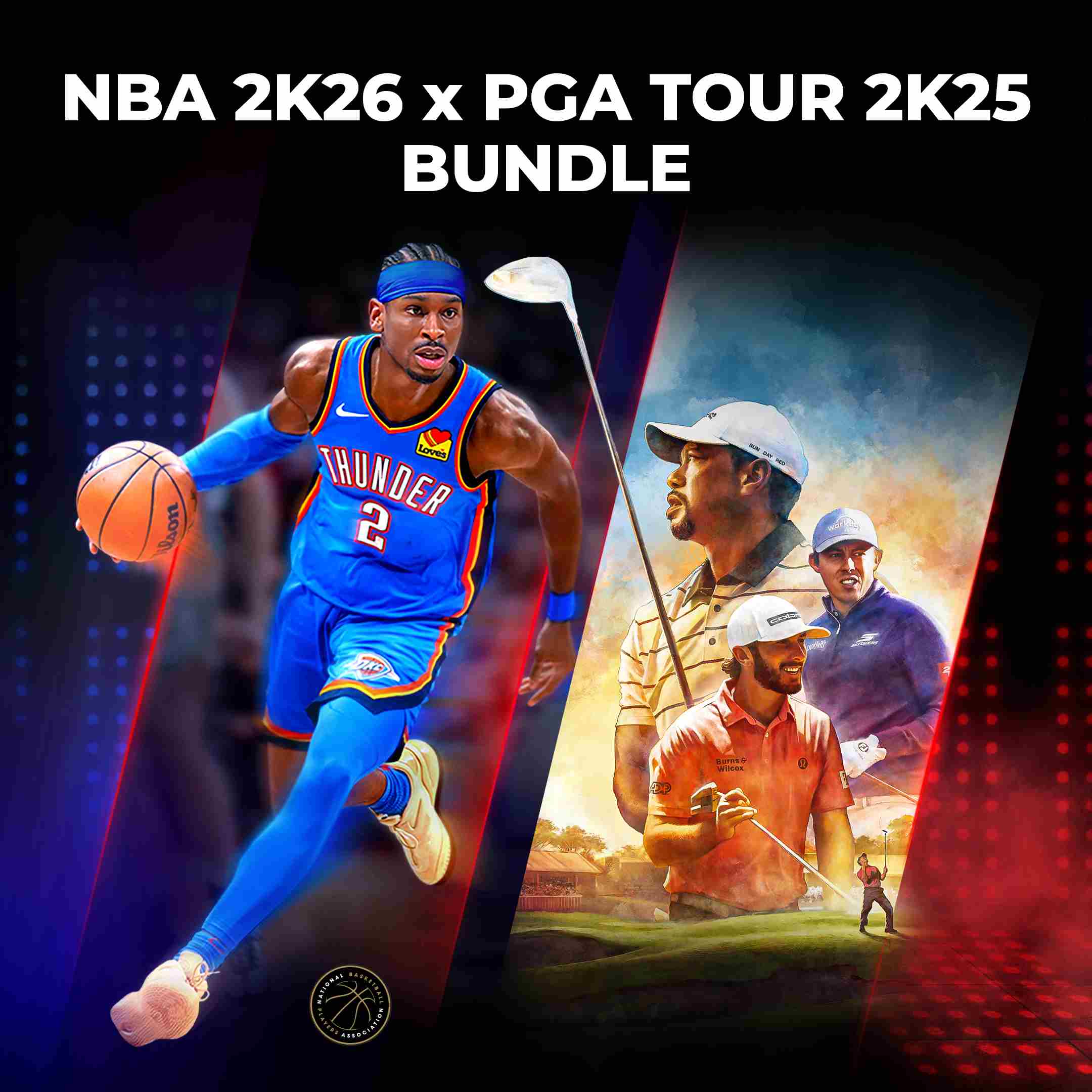 Комплект NBA 2K26 x PGA TOUR 2K25