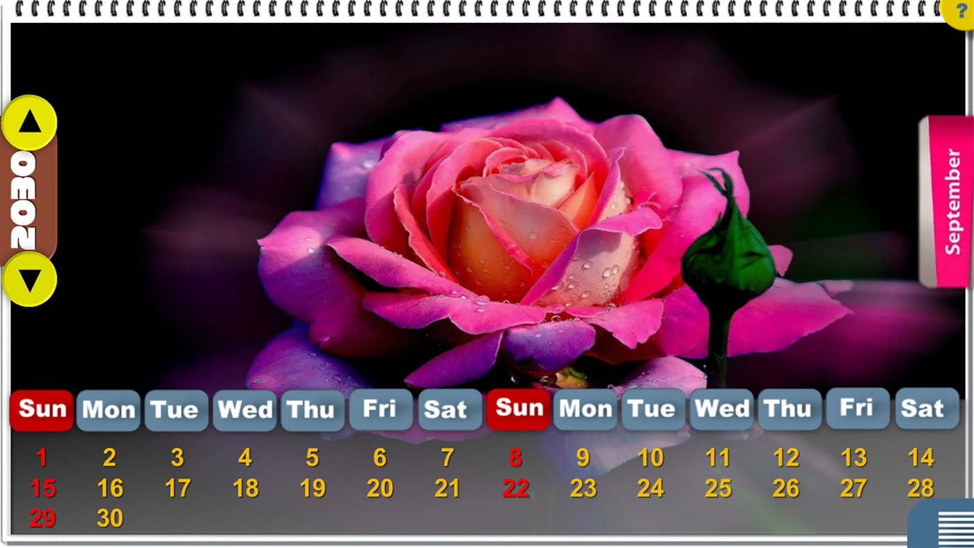 #3. Ultimate Flower Calendar [HD+] (Windows) Door: U'Technologies