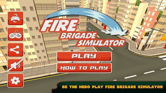 Fire Brigade Truck Simulator 2015 screenshot 4