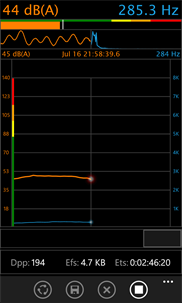 Audio Meter screenshot 2