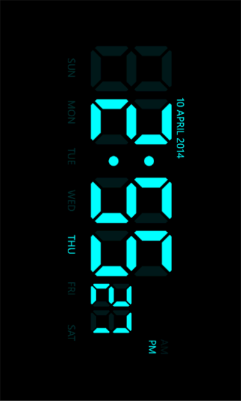 Night Stand Clock for Lumia Screenshots 1