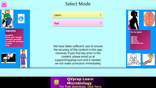 QVprep Lite Nursing, Caregiver, PCA prep screenshot 3