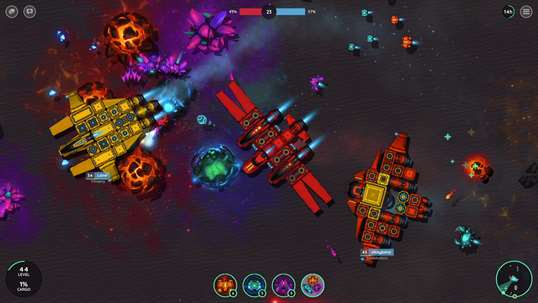 Exocraft.io - Battle & Build Space Ship Fleets screenshot 8