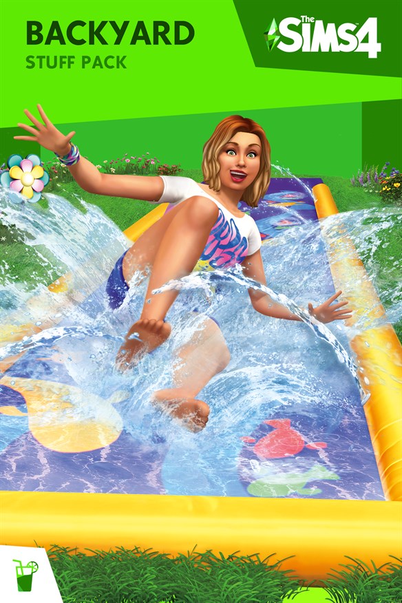 The Sims 4 Backyard Stuff Xbox Series X|S and Xbox One cover art