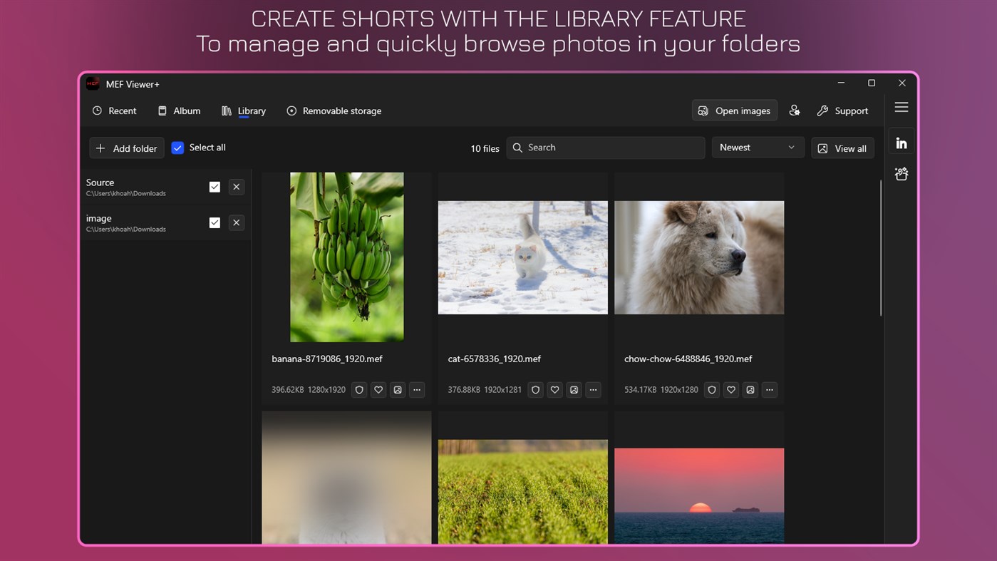 #4. MEF Viewer+ - MEF to JPG (Windows) 由: IO Vision