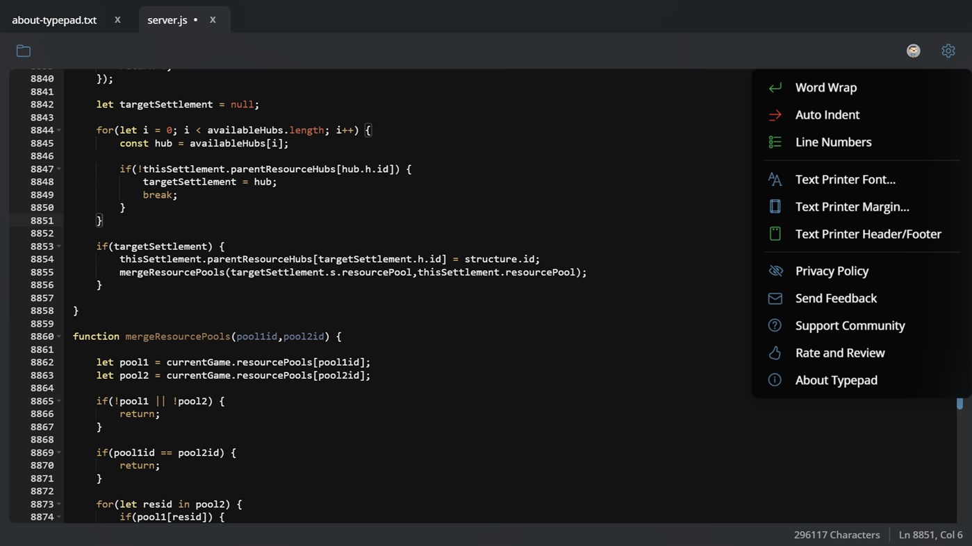 #3. Typepad (Windows) Ved: Ape Apps