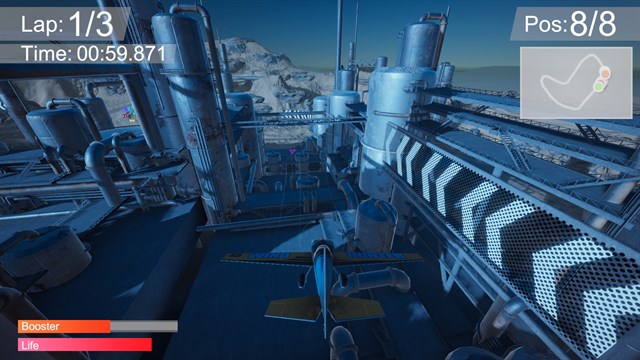 Fighter Aircraft Race (Local 2 Player) screenshot 4