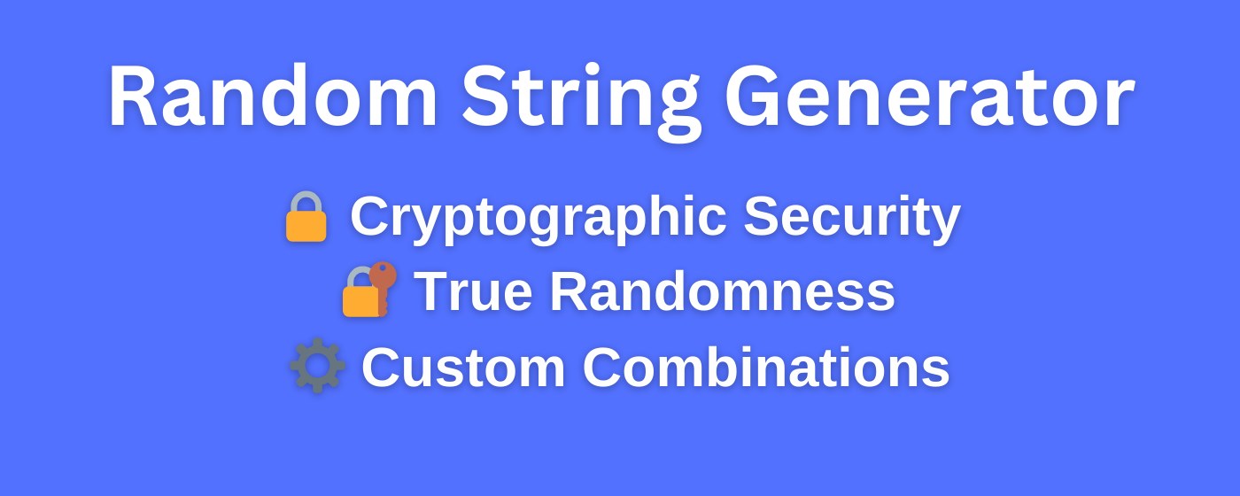 Random String Generator
