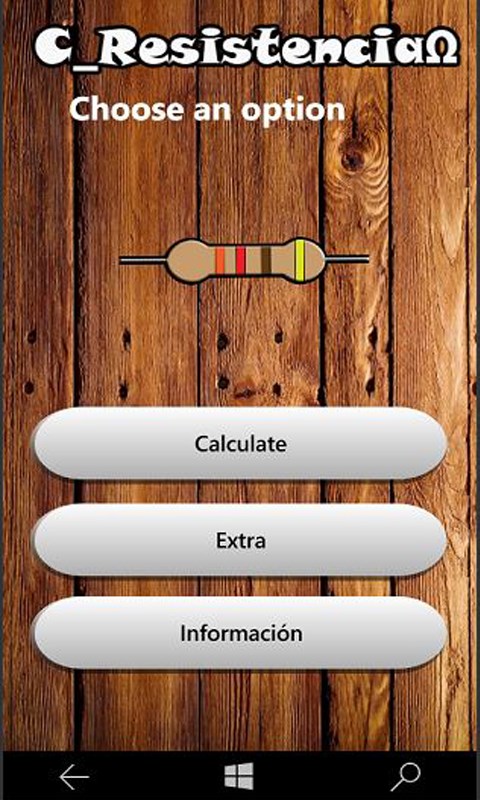 Obraz 1 CalculadoraResistencia windows