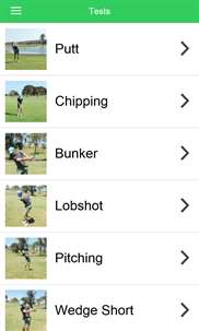Golf Short Game Tracker screenshot 1