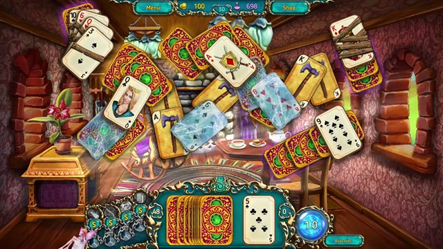 Dreamland Solitaire: Dragon's Fury screenshot 1