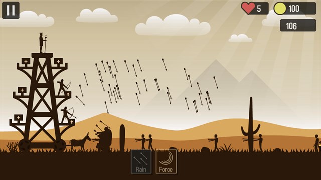 Medieval Tower Defense Zombies screenshot 1