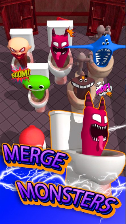 #1. Skibidi Toilet Merge Battle (Windows) Podle: Ryandev