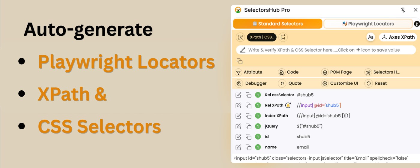 SelectorsHub Pro