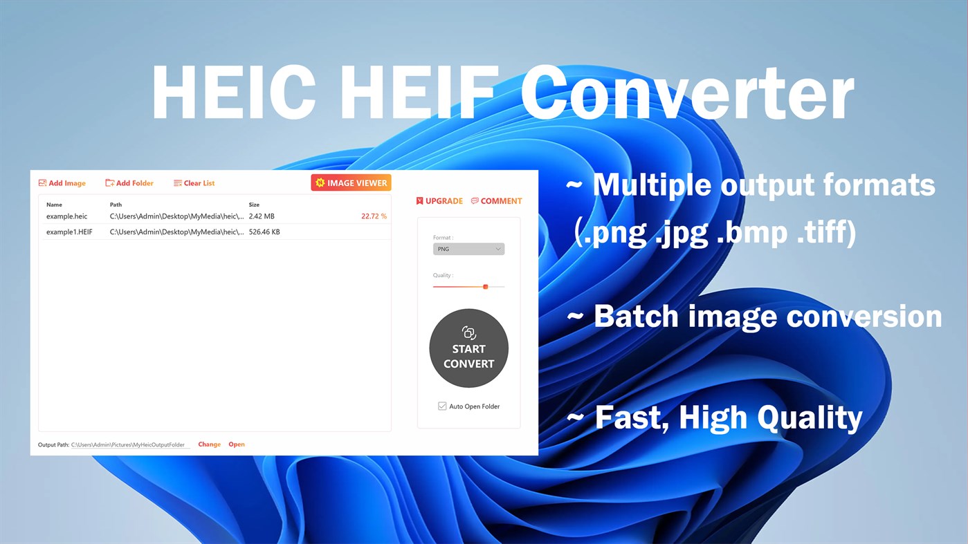 #2. HEIC Converter - Any Image Convert (Windows) Podle: Moonlight Tidal Technology