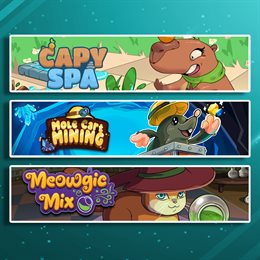 Aperçu Capy Spa + Mole Cart Mining + Meowgic Mix (Bundle)