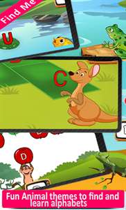 Alphabets with animal sounds and pictures screenshot 4